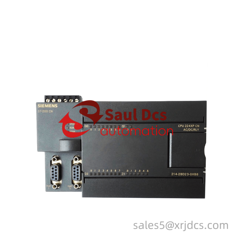 Siemens 6ES7214-2BD23-0XB8 Compact CPU for S7-1200 Series, DC/DC/DC Power Supply, 14 DI & 10 DO, 2 AI