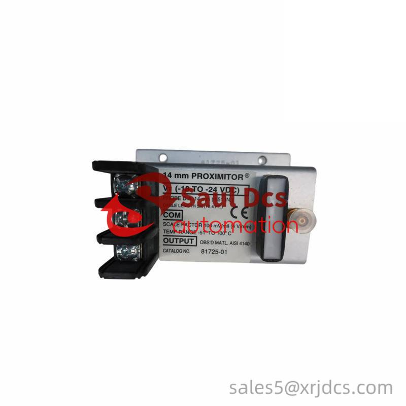 Bently Nevada 81725-01 Proximity Sensor for Industrial Control Systems