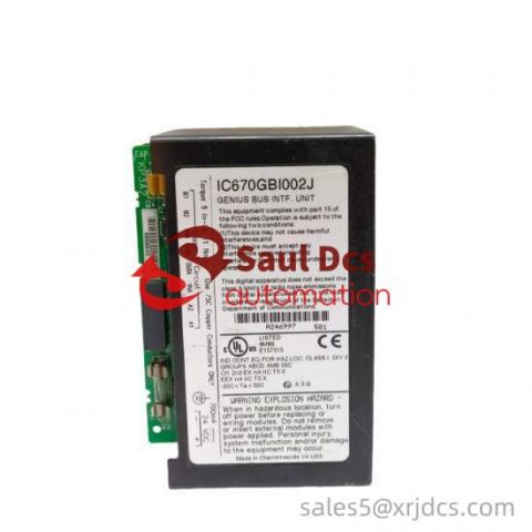 GE IC670GBI002 Field I/O Control Bus Interface Unit